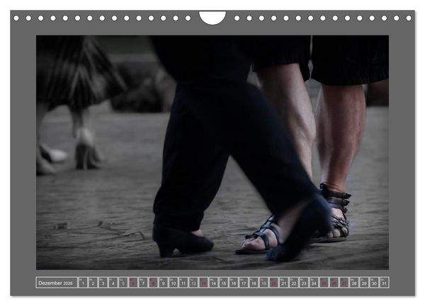 Produktbild: Tango feet (Wandkalender 2026 DIN A4 quer), CALVENDO Monatskalender