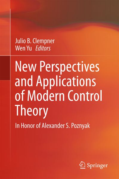 Produktbild: New Perspectives and Applications of Modern Control Theory