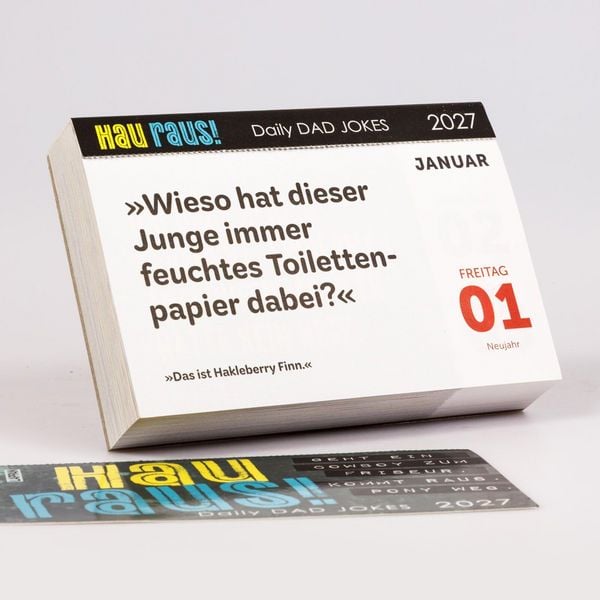 Produktbild: HAU RAUS! Daily Dad Jokes 2027