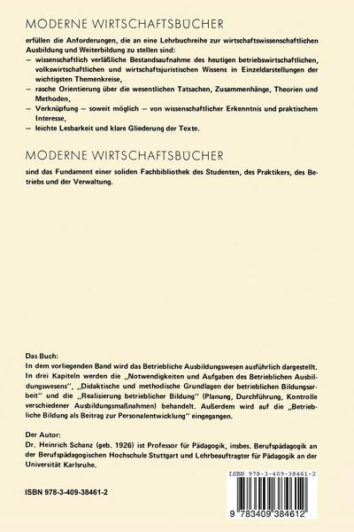Produktbild: Betriebliches Ausbildungswesen