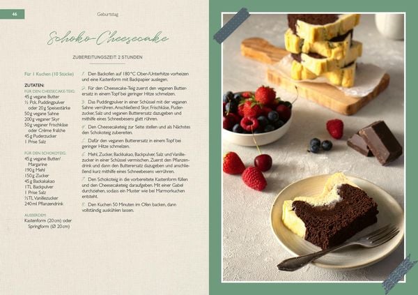 Das vegane Backbuch für Festtage