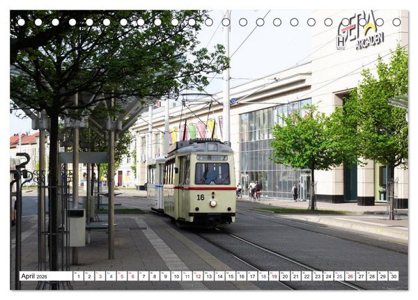 Produktbild: LOWA-Stra&szlig;enbahnen Naumburg-Gera-Sta&szlig;furt-Frankfurt/Oder (Tischkalender 2026 DIN A5 quer), CALVENDO Monatskalender