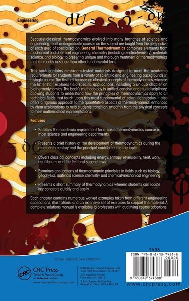 Produktbild: General Thermodynamics