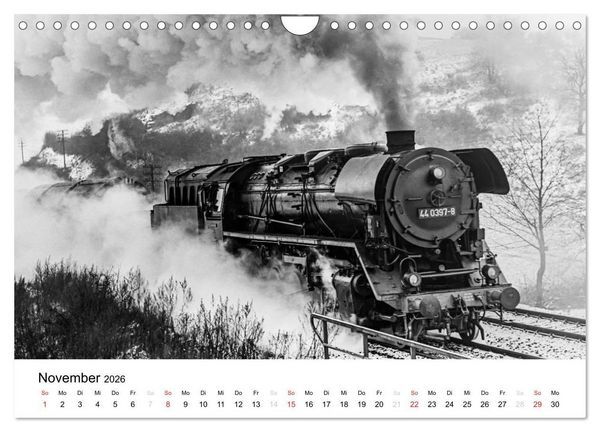Produktbild: Dampfloks in der DDR (Wandkalender 2026 DIN A4 quer), CALVENDO Monatskalender