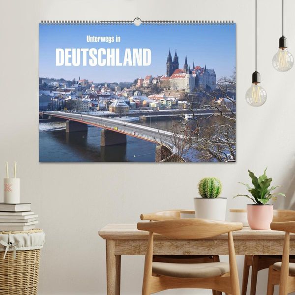 Produktbild: Unterwegs in Deutschland (Wandkalender 2026 DIN A2 quer), CALVENDO Monatskalender
