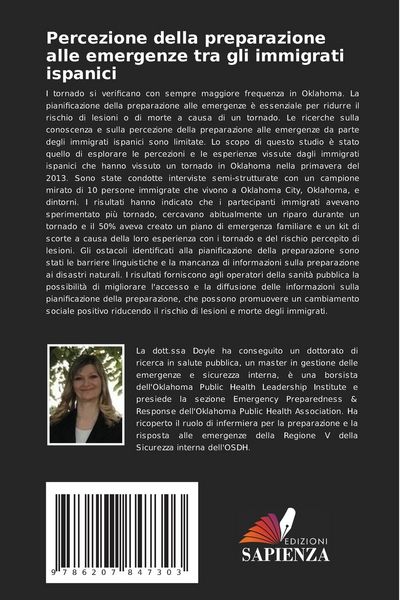 Produktbild: Percezione della preparazione alle emergenze tra gli immigrati ispanici
