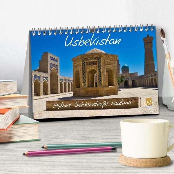 Produktbild: Usbekistan Mythos Seidenstra&szlig;e hautnah (Tischkalender 2026 DIN A5 quer), CALVENDO Monatskalender