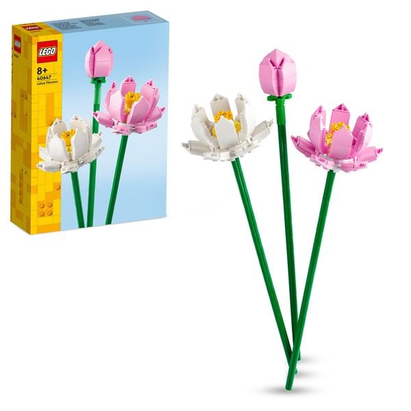 LEGO Botanicals Lotusblumen - Kunstblumen - Botanik Kollektion 40647