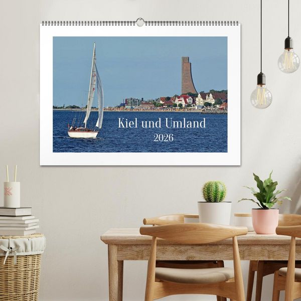 Produktbild: Kiel und Umland (Wandkalender 2026 DIN A2 quer), CALVENDO Monatskalender