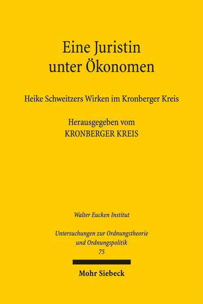 Produktbild: Eine Juristin unter &Ouml;konomen
