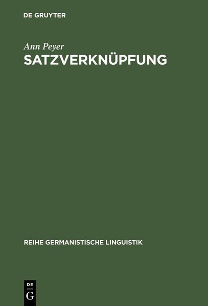 Produktbild: Satzverkn&uuml;pfung