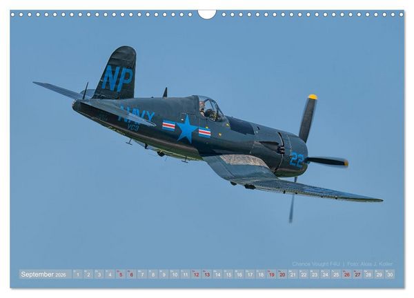 Produktbild: Historische Propellerflugzeuge 2026 (Wandkalender 2026 DIN A3 quer), CALVENDO Monatskalender