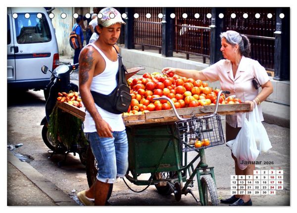 Produktbild: Fahrrad-H&auml;ndler - Handel und Wandel in Havanna (Tischkalender 2026 DIN A5 quer), CALVENDO Monatskalender