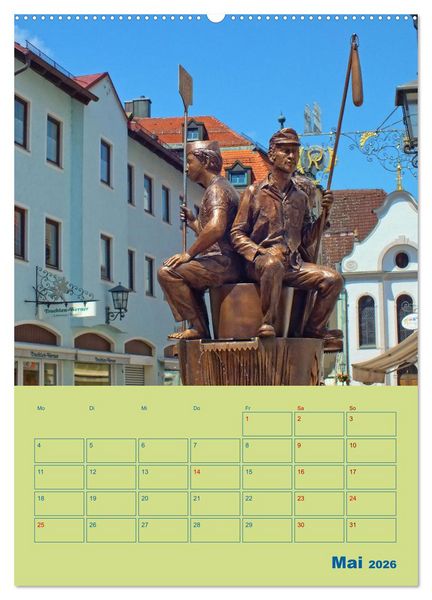 Produktbild: F&uuml;ssen - Ein Allg&auml;uer Terminplaner (Wandkalender 2026 DIN A2 hoch), CALVENDO Monatskalender