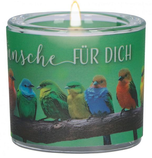 Produktbild: Glaswindlicht zum Geburtstag - Bunte W&uuml;nsche f&uuml;r dich