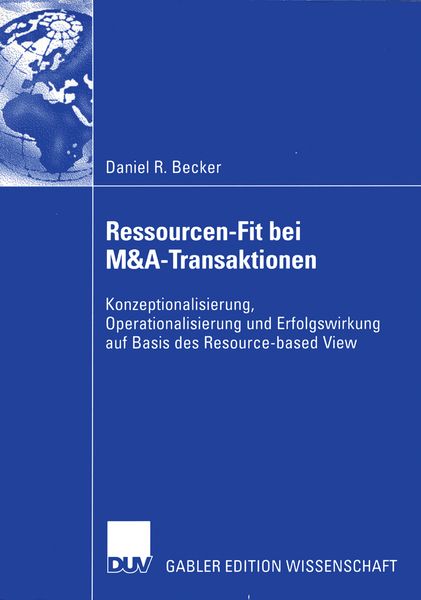 Produktbild: Ressourcen-Fit bei M&A-Transaktionen