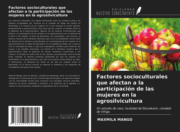 Produktbild: Factores socioculturales que afectan a la participaci&oacute;n de las mujeres en la agrosilvicultura