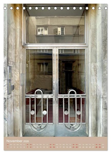 Produktbild: Doors of Belgrade (Desk Calendar 2026 DIN A5 portrait), CALVENDO 12 Month DeskCalendar