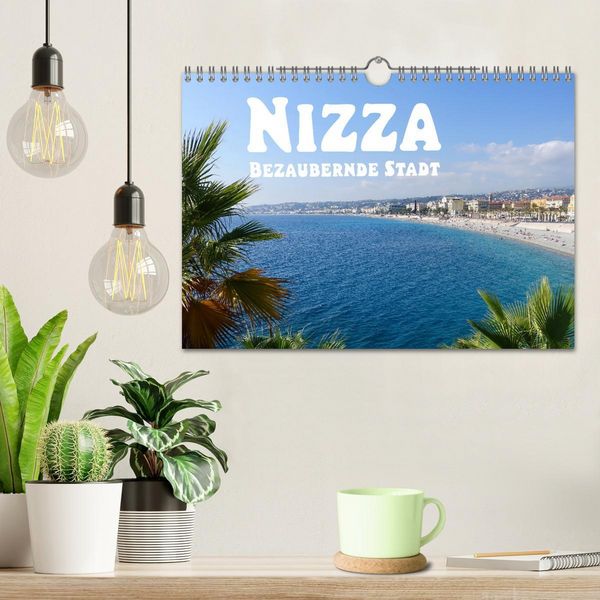 Produktbild: Nizza Bezaubernde Stadt (Wandkalender 2026 DIN A4 quer), CALVENDO Monatskalender