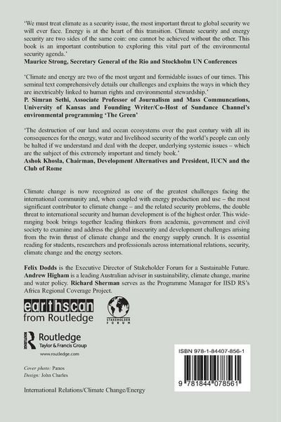Produktbild: Climate Change and Energy Insecurity