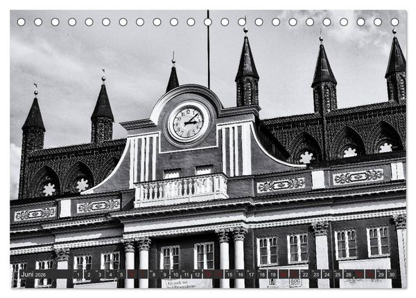 Produktbild: Ein Blick auf die Hansestadt Rostock (Tischkalender 2026 DIN A5 quer), CALVENDO Monatskalender