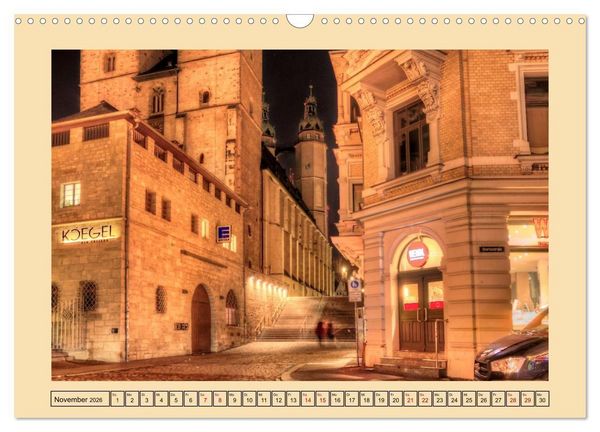 Produktbild: Stadtansichten von Halle an der Saale (Wandkalender 2026 DIN A3 quer), CALVENDO Monatskalender