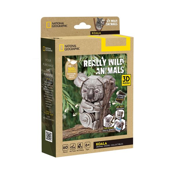 Produktbild: CUBICFUN - 3D Puzzle Koala 60 Teile