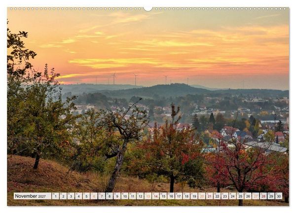 Produktbild: Ellwangen - Jagst im Ostalbkreis (hochwertiger Premium Wandkalender 2027 DIN A2 quer), Kunstdruck in Hochglanz