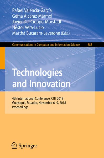 Produktbild: Technologies and Innovation