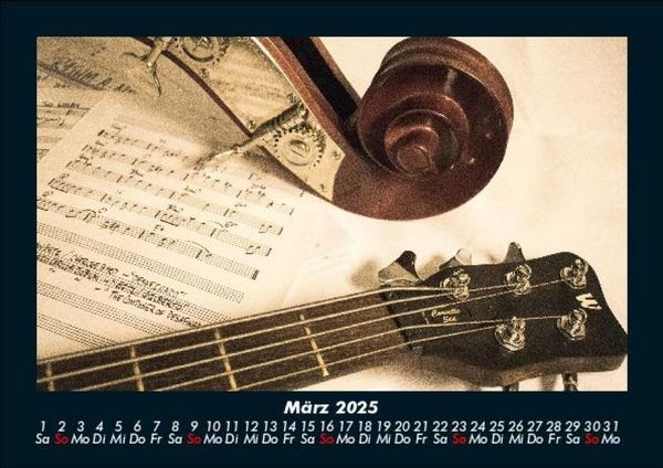 Produktbild: Musik 2025 Fotokalender DIN A5