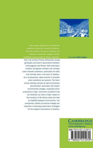 Produktbild: Extreme Engironmental Change and Evolution
