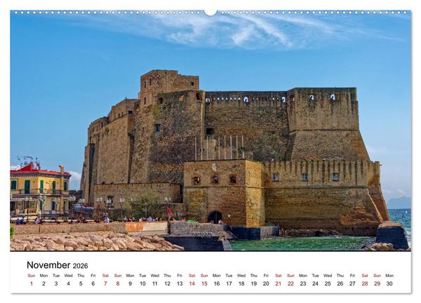 Produktbild: Gulf of Naples - Highlights (High Quality Premium Wall Calendar 2026 DIN A2 landscape),CALVENDO 12 Month Wall Calendar