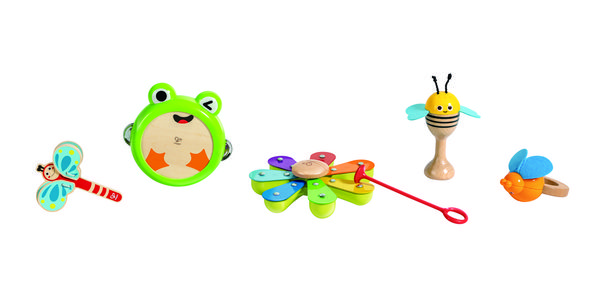 Produktbild: Hape - Rhythmus-Kit Natur