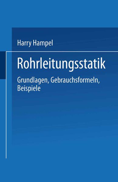 Produktbild: Rohrleitungsstatik