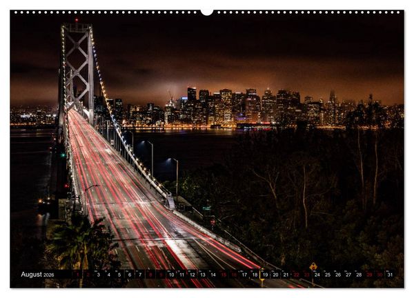 Produktbild: San Francisco Moments (hochwertiger Premium Wandkalender 2026 DIN A2 quer), Kunstdruck in Hochglanz