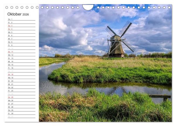 Produktbild: Ostfriesland - zwischen Watt und Moor (Wandkalender 2026 DIN A4 quer), CALVENDO Monatskalender