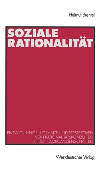 Produktbild: Soziale Rationalit&auml;t