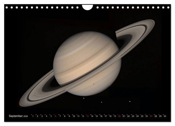 Produktbild: Sonne, Monde und Planeten (Wandkalender 2026 DIN A4 quer), CALVENDO Monatskalender