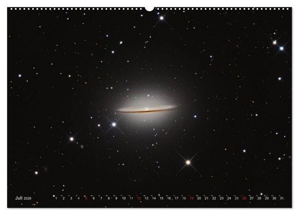 Produktbild: Faszination Galaxien Formenvielfalt der Welteninseln (Wandkalender 2026 DIN A2 quer), CALVENDO Monatskalender
