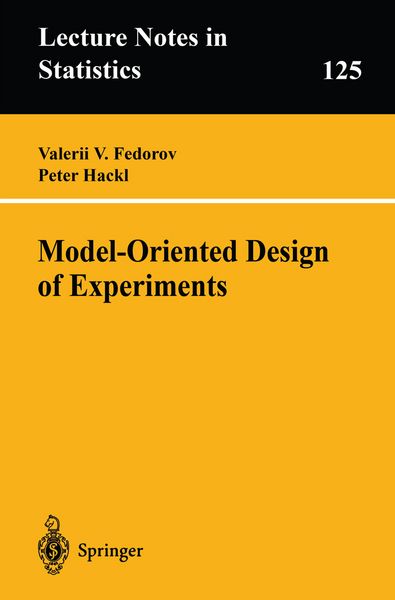 Produktbild: Model-Oriented Design of Experiments