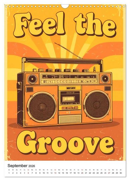 Produktbild: Feel the Groove &ndash; Funk & Soul Vintage (Wandkalender 2026 DIN A3 hoch), CALVENDO Monatskalender