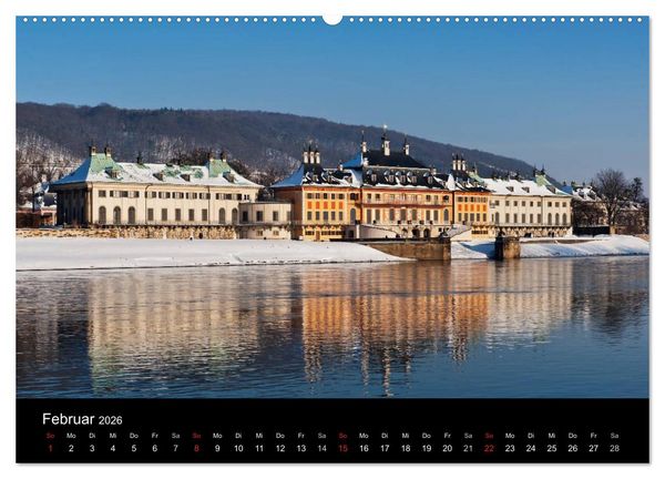 Produktbild: S&auml;chsische Burgen und Schl&ouml;sser (Wandkalender 2026 DIN A2 quer), CALVENDO Monatskalender