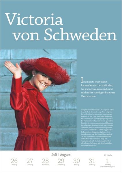 Produktbild: Ich bin Ich Wochen-Kulturkalender 2027 - Gedanken ber&uuml;hmter Frauen