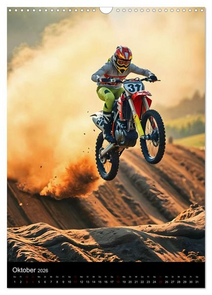 Produktbild: Adrenalin am Limit - Grenzenlose Motocross Action (Wandkalender 2026 DIN A3 hoch), CALVENDO Monatskalender