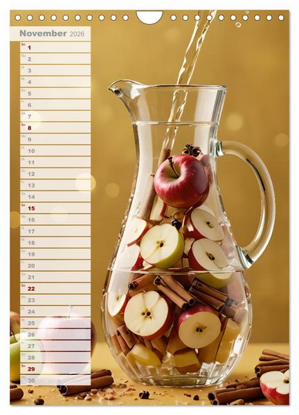 Produktbild: Vitalit&auml;t im Glas - Erfrischende Momente mit Infused Water Kreationen (Wandkalender 2026 DIN A4 hoch), CALVENDO Monatskalender