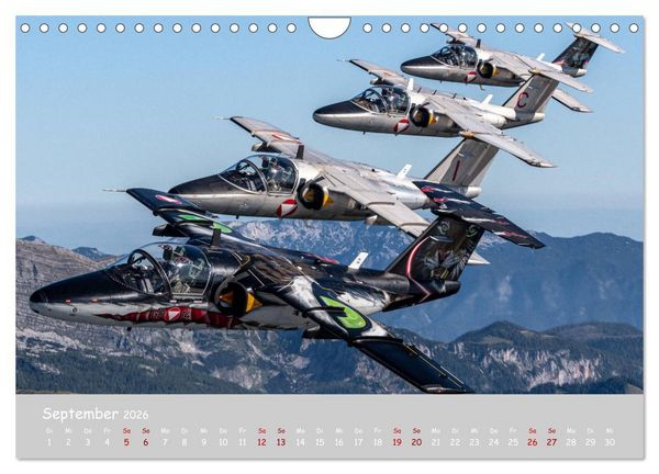 Produktbild: Saab Airpower (Wandkalender 2026 DIN A4 quer), CALVENDO Monatskalender