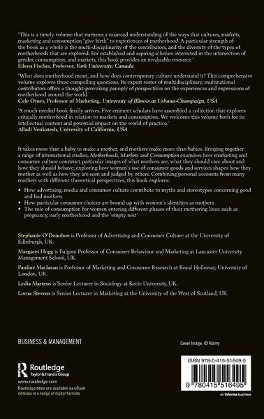 Produktbild: Motherhoods, Markets and Consumption