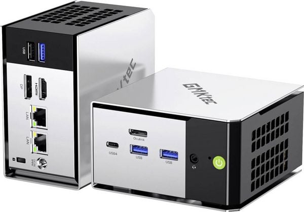 Produktbild: GMKtec Mini PC Nucbox M8 AMD Ryzen 5 Pro 6650H 4.5 GHz 16 GB RAM 512 GB SSD AMD Radeon&trade; 660M Win 11 Pro M8