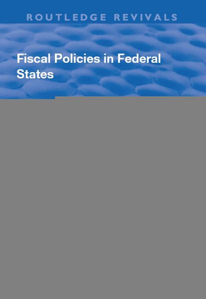Produktbild: Fiscal Policies in Federal States