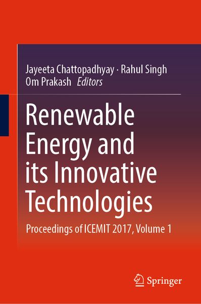 Produktbild: Renewable Energy and its Innovative Technologies